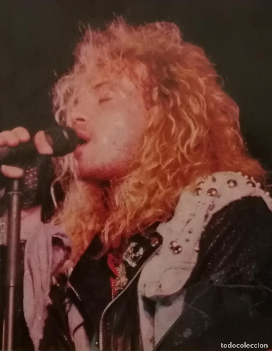Fotos de Cantantes: TARJETA ACARTONADA -10*15- BONFIRE - HARD ROCK 80s - HEAVY METAL - Claus Lessmann