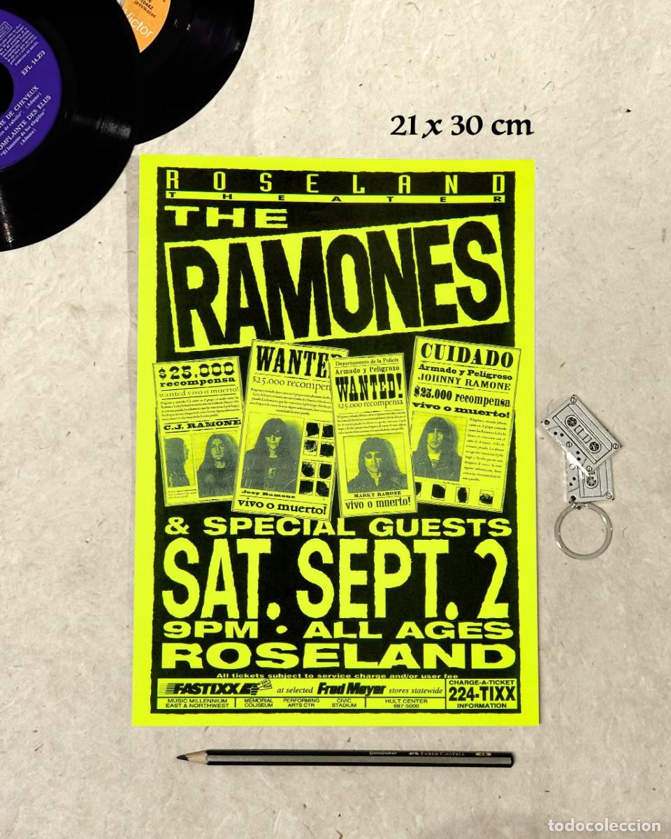 Fotos de Cantantes: Ramones - Wanted - Reproducci&oacute;n P&oacute;ster 21x30