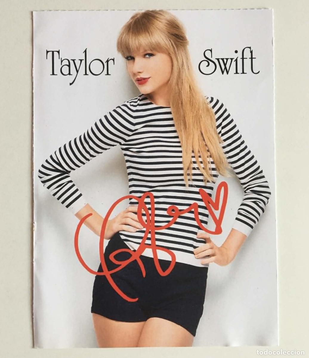 Photos de Chanteurs et Chanteuses: Taylor Swift / Nicki Minaj Autograph Card POPCORN Germany 2012 Music