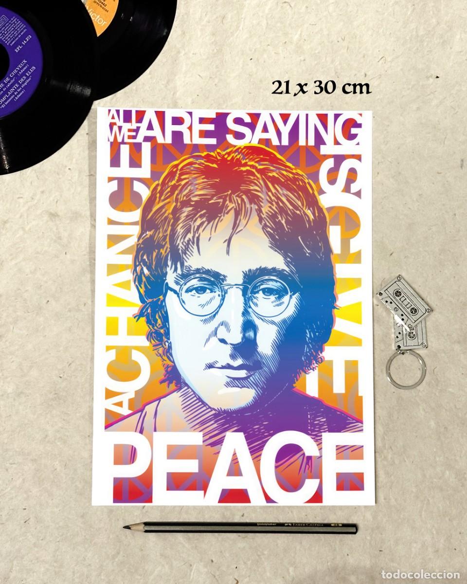 Fotos de Cantantes: John Lenon - Peace - Reproducci&oacute;n P&oacute;ster 21x30
