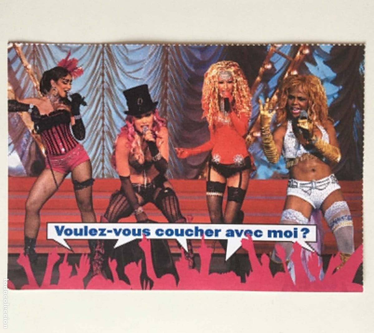 Photos of Singers: Christina Aguilera Pink Lil' Kim Mya MTV VMAs Lady Marmalade Postcard Yam! Magazine Germany Music