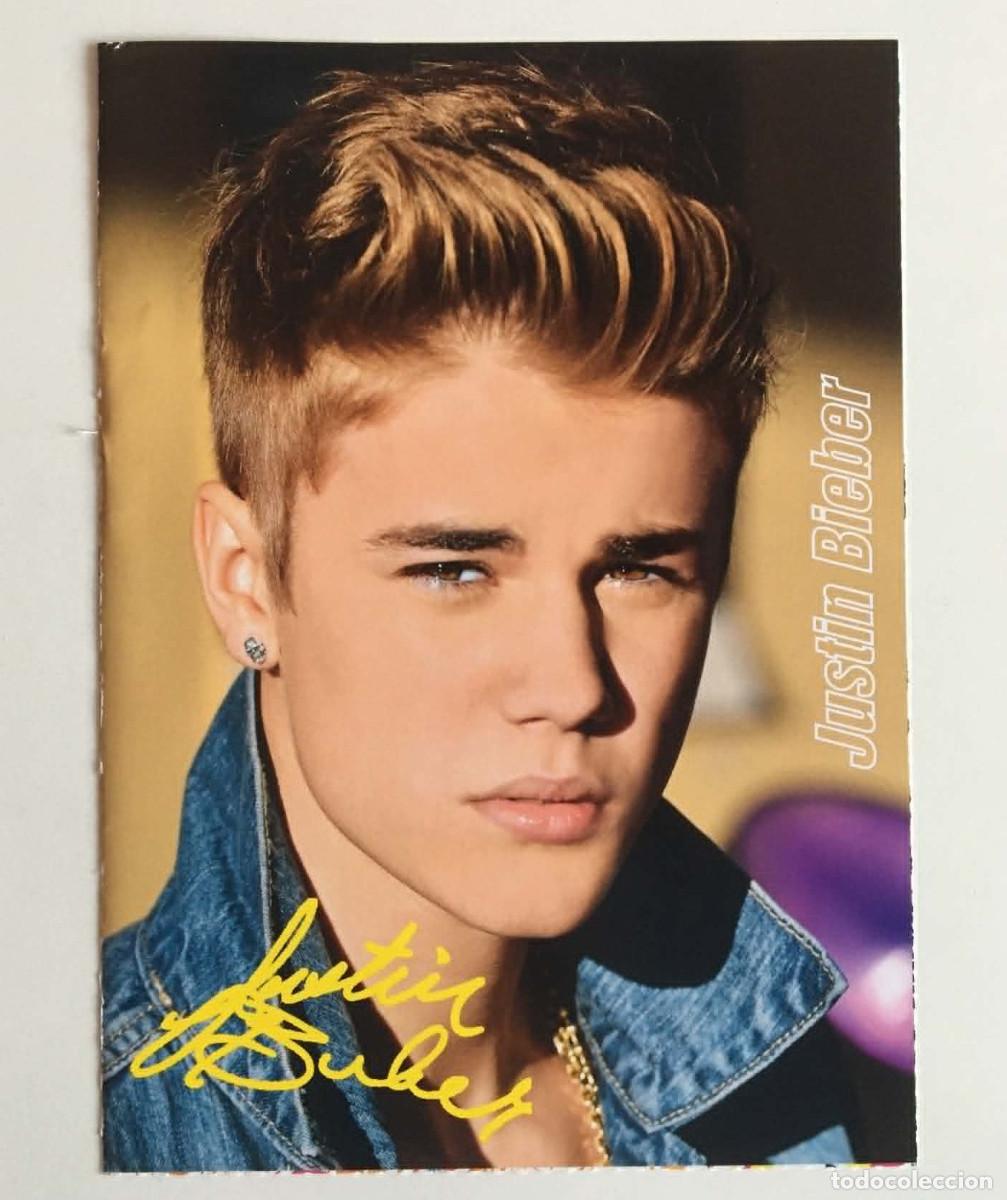 Fotos de Cantantes: Justin Bieber / Bastian Schweinsteiger Card Popcorn Magazine Germany c. 2011/2012 Music Football