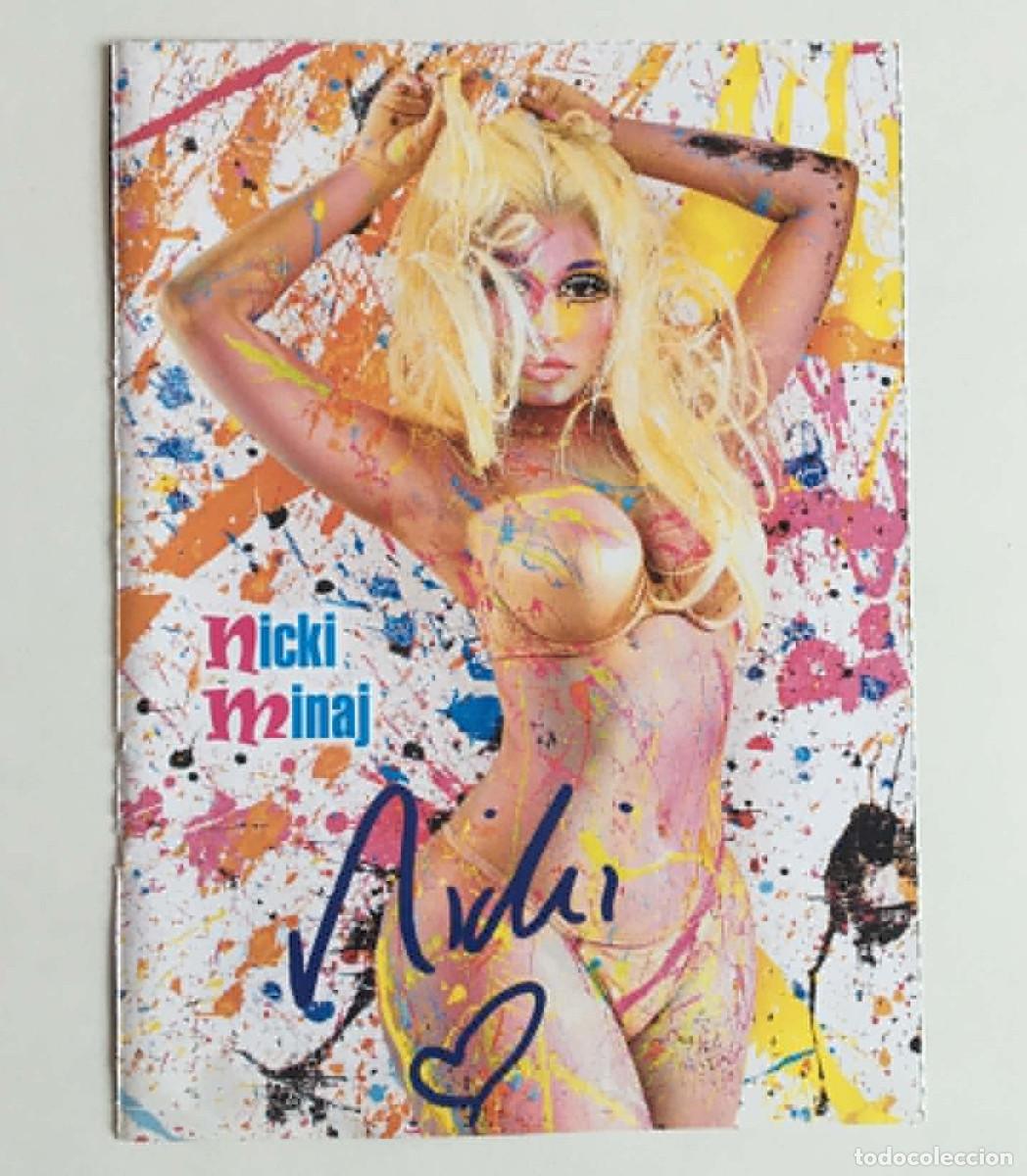 Fotos de Cantantes: Nicki Minaj / An Cafe Autograph Card Popcorn Magazine Germany 2012 Music Hip-Hop Rap J-rock