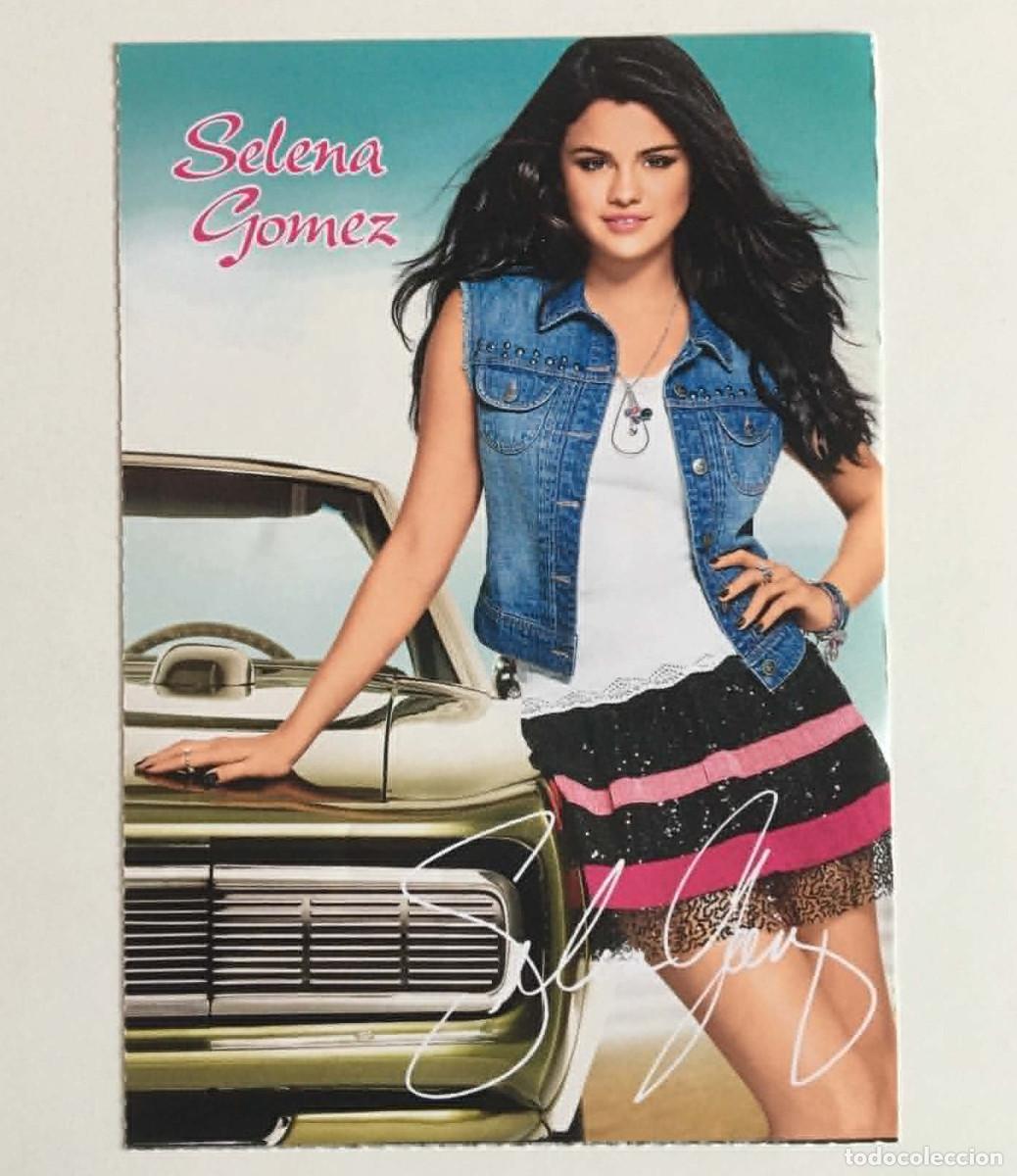 Photos de Chanteurs et Chanteuses: Selena Gomez / Zendaya & Bella Thorne Autograph Card Popcorn Magazine Germany Music Disney TV Cinema