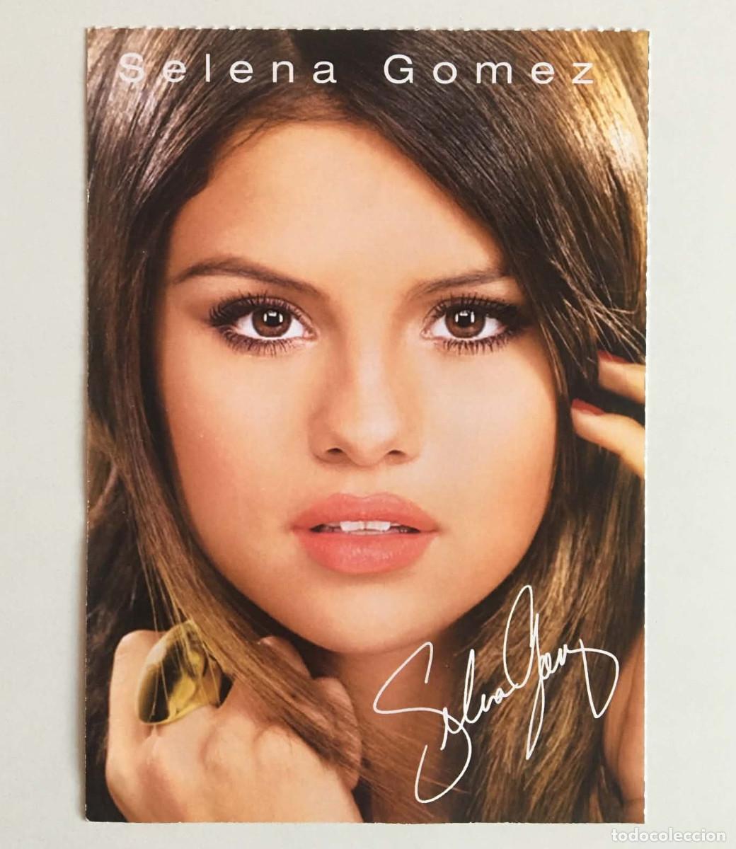 Fotos de Cantantes: Selena Gomez / Kesha Autograph Card Popcorn Magazine Germany 2010/2011 Music