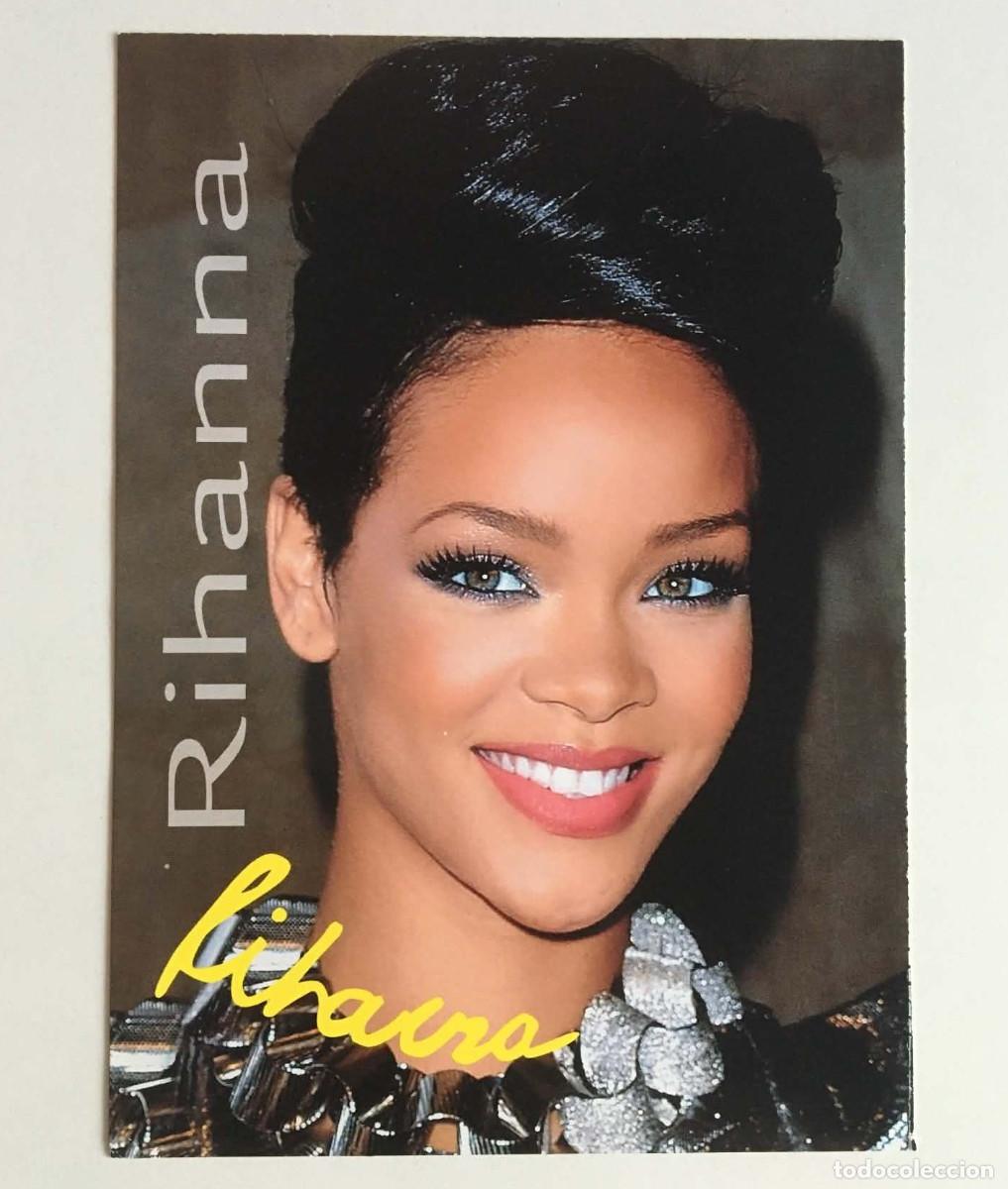 Fotos de Cantantes: Rihanna / Trace Cyrus Metro Station Autograph Card Popcorn Magazine Germany 2008 Music
