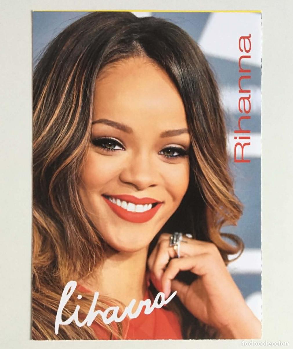 Fotos de Cantantes: Rihanna / Miley Cyrus Bangerz Era Autograph Card Popcorn Magazine Germany 2014 Music