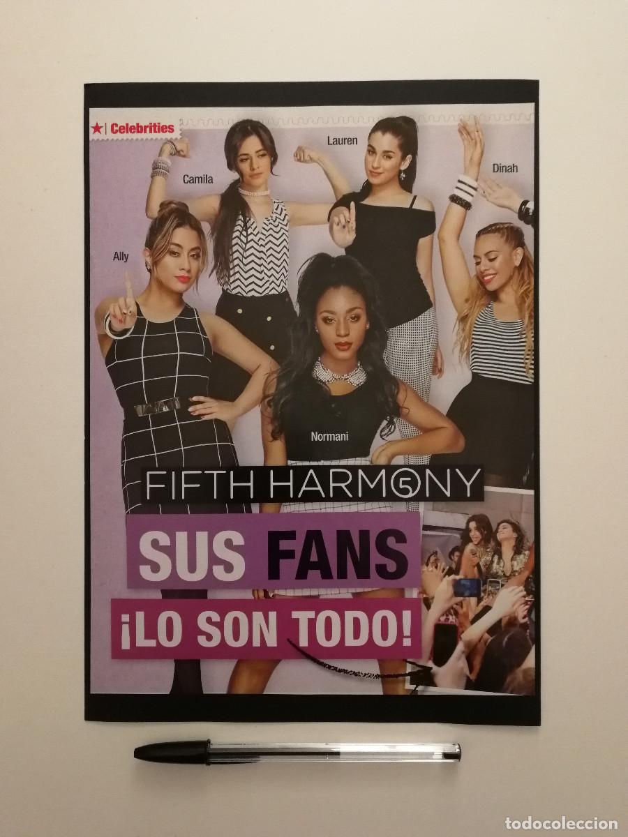 Fotos de Cantantes: ANUNCIO ACARTONADO -A4- FIFTH HARMONY - PUBLICIDAD LAMINA