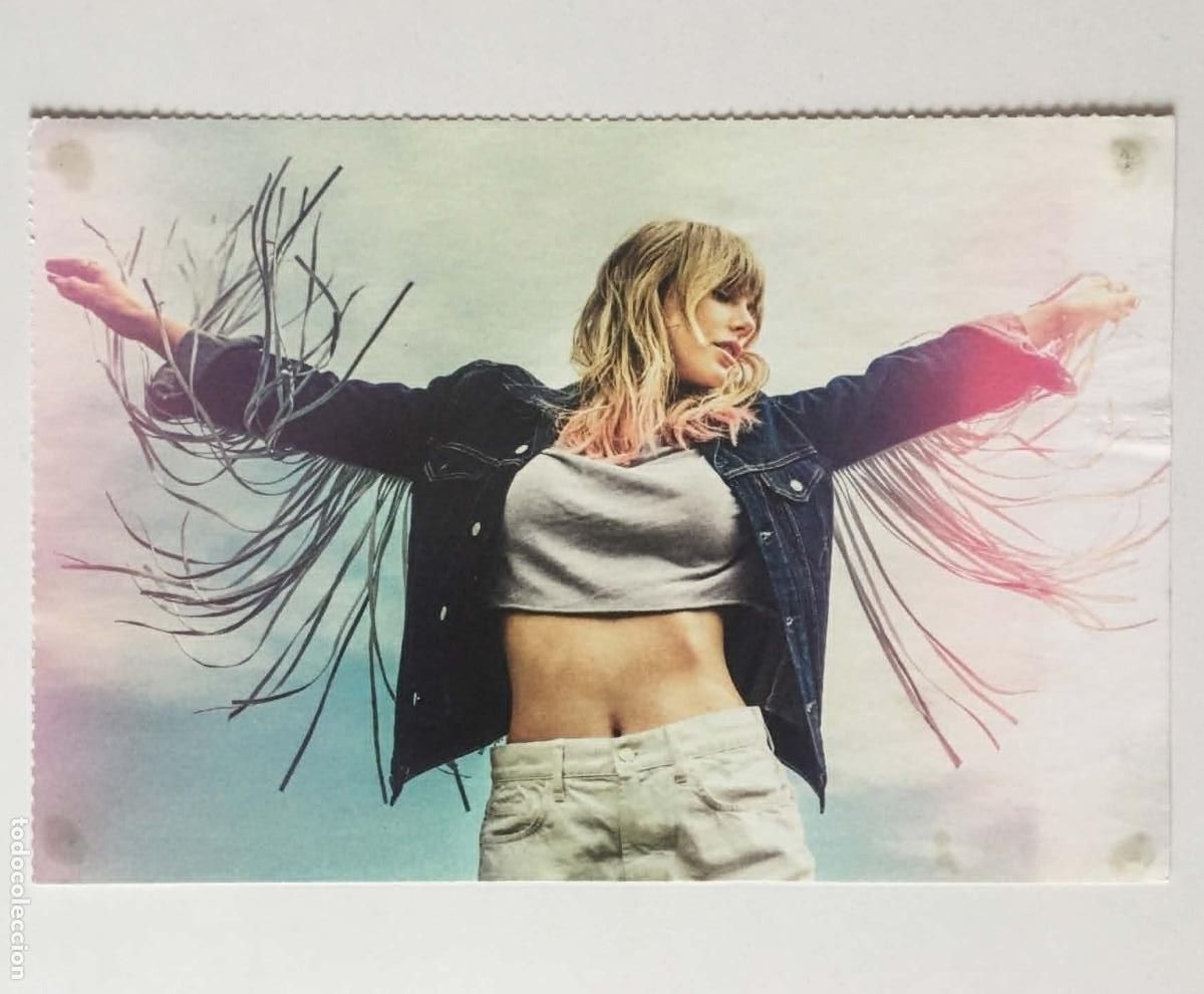 Photos de Chanteurs et Chanteuses: Taylor Swift Lover Era Postcard Dream'up Magazine France 2019 Music Card