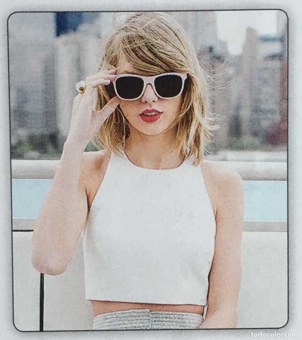 Fotos de Cantantes: Taylor Swift Shake It Off Song Lyrics Sheet Collectible Card Dream'up Magazine France 2014 Music