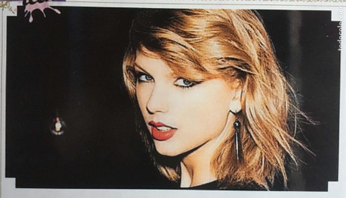 Photos of Singers: Taylor Swift Song Lyrics Sheet Collectible Card Closer Teen Magazine France 2015/2016 Music
