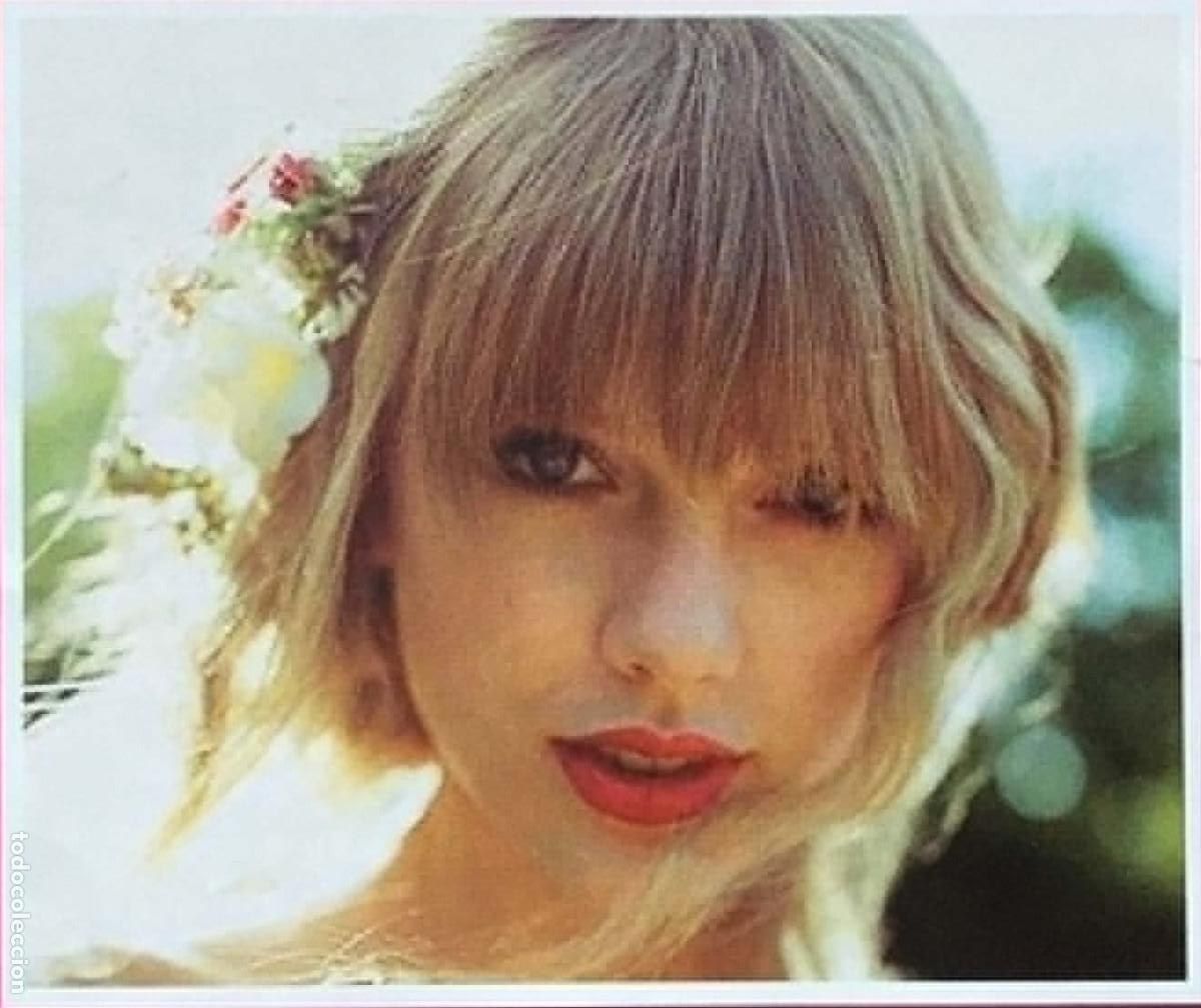 Photos de Chanteurs et Chanteuses: Taylor Swift Song Lyrics Sheet Collectible Card Star Club Magazine France 2013 Music