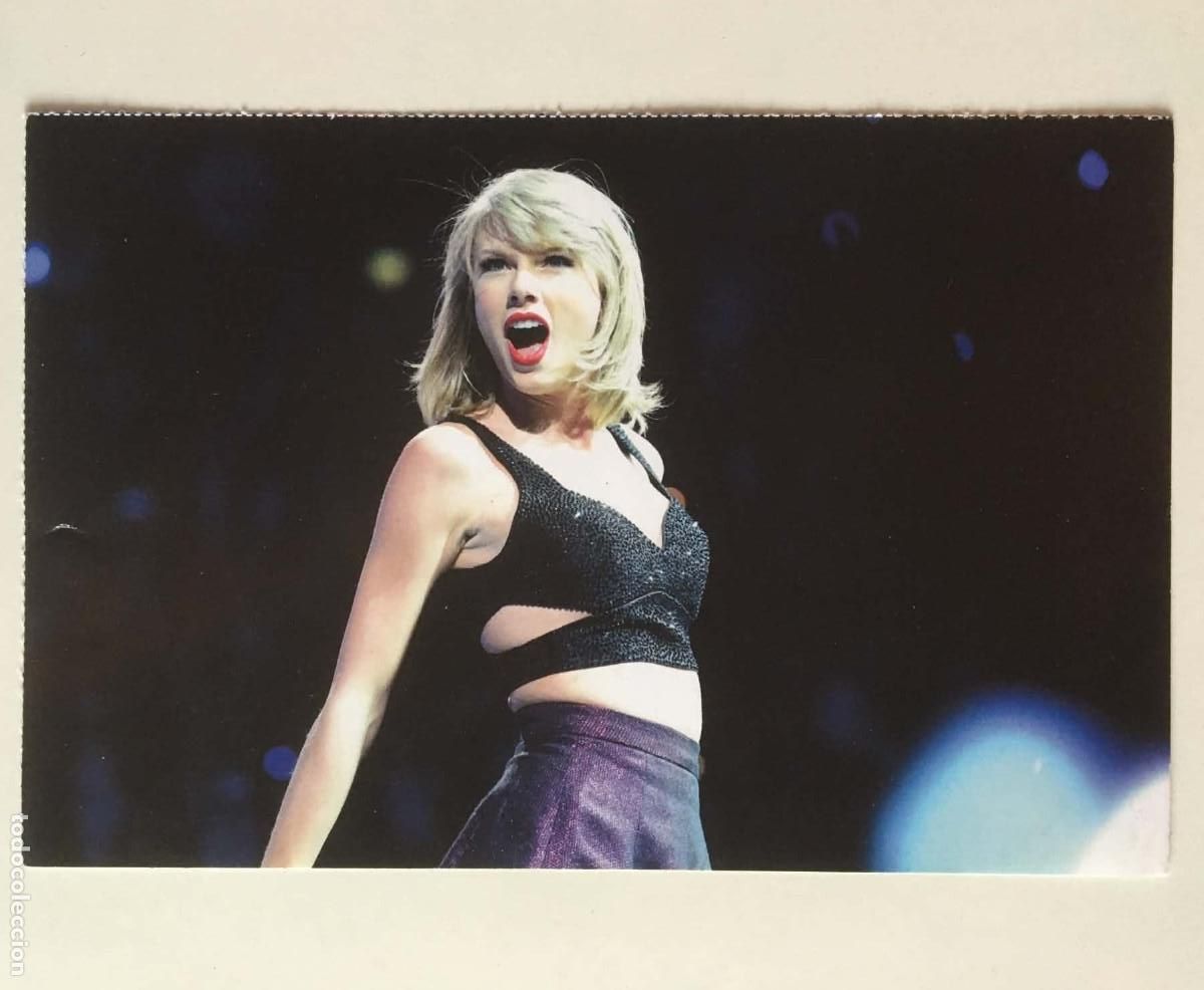 Fotos de Cantores: Taylor Swift 1989 Tour Collectible Postcard Dream'up Magazine France 2015 Music
