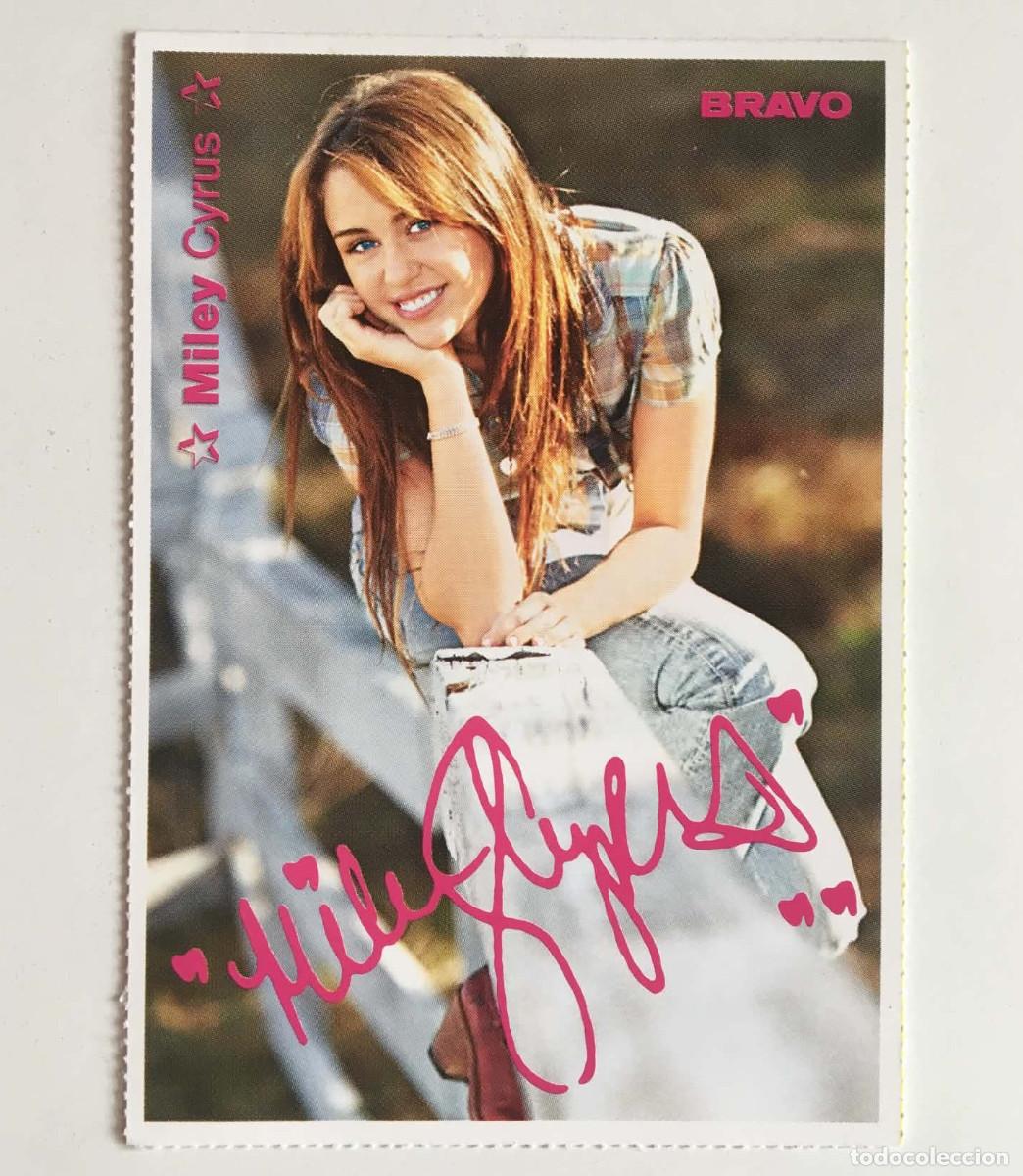Fotos de Cantores: Miley Cyrus / Harry Potter Half-Blood Prince Autograph Card Bravo Germany 2009 Music Movie