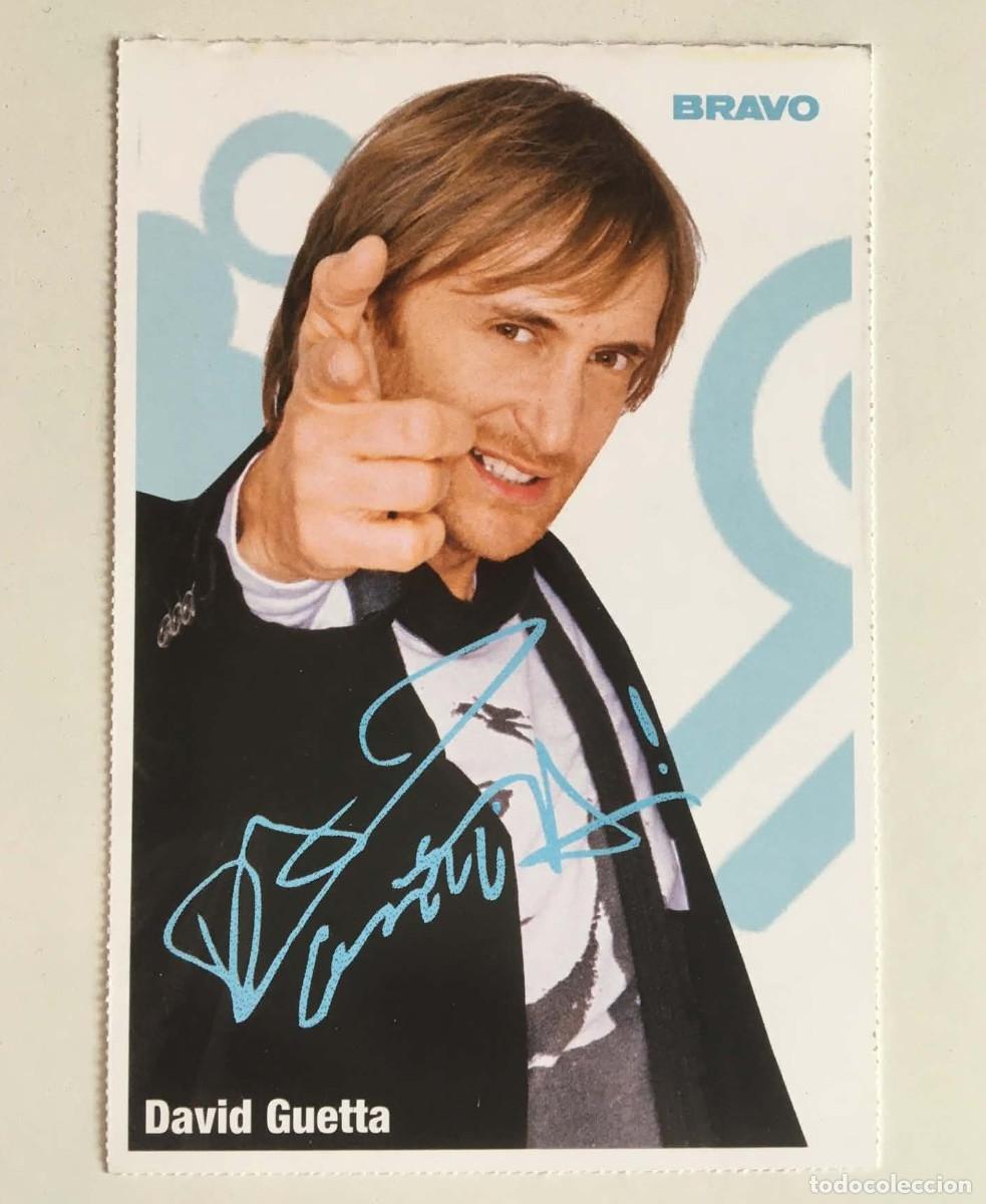Fotos de Cantantes: David Guetta / Queensberry Popstars Autograph Card Bravo Germany 2009 Music
