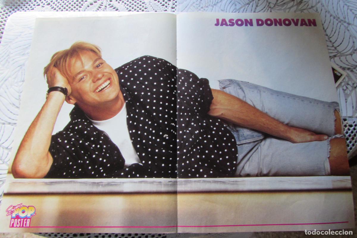Fotos de Cantantes: DOBLE P&Oacute;STER DE 2 P&Aacute;GINAS REVISTA S&Uacute;PER POP (A&Ntilde;OS 90) BIG FUN Y JASON DONOVAN 41X29