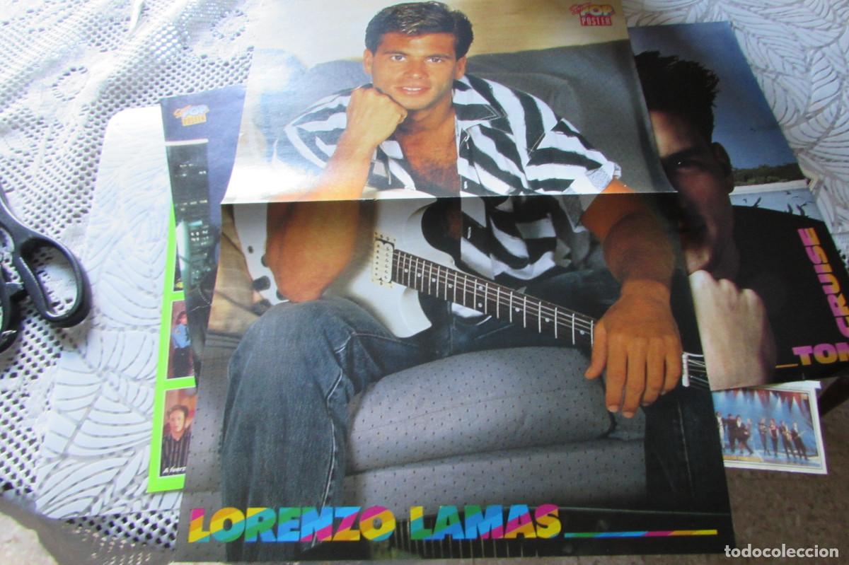 Fotos de Cantantes: DOBLE P&Oacute;STER DE 2 P&Aacute;GINAS REVISTA S&Uacute;PER POP (A&Ntilde;OS 90) KIRK CAMERON/LORENZO LAMAS