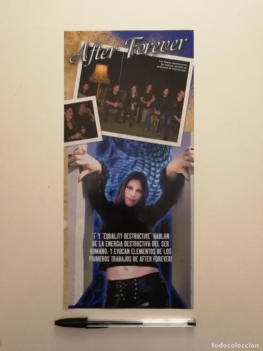 Fotos de Cantantes: ANUNCIO ACARTONADO - AFTER FOREVER - DOOM METAL - PUBLICIDAD LAMINA - Floor Jansen