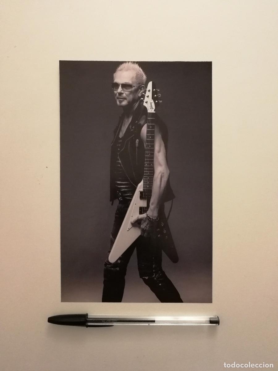 Fotos de Cantantes: LAMINA ACARTONADA - SCORPIONS Rudolf Schenker - HARD ROCK