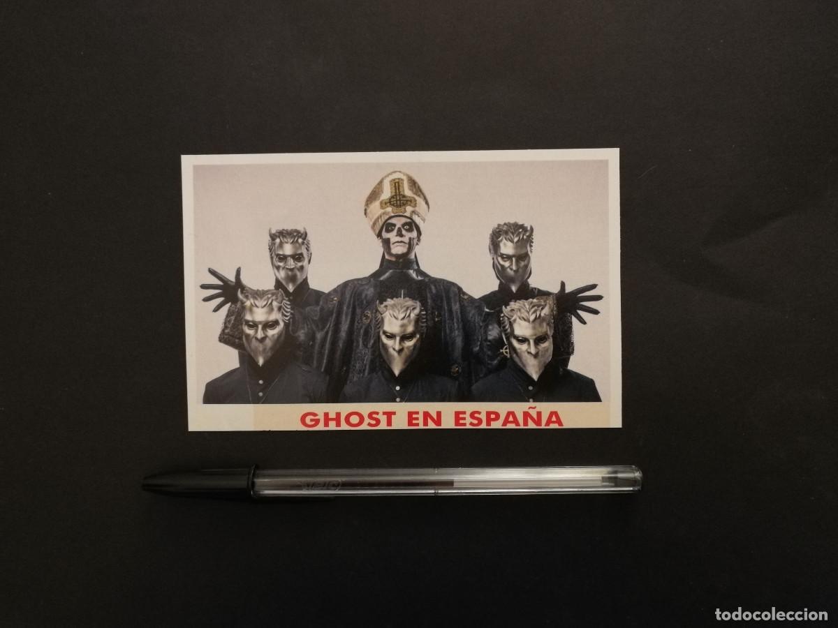 Fotos de Cantantes: TARJETA ACARTONADA -9*13- GHOST - HARD ROCK HEAVY METAL