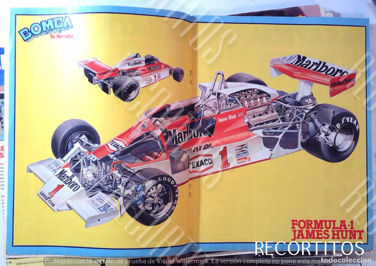 Fotos de Cantantes: POSTER FORMULA 1 JAMES HUNT 1979