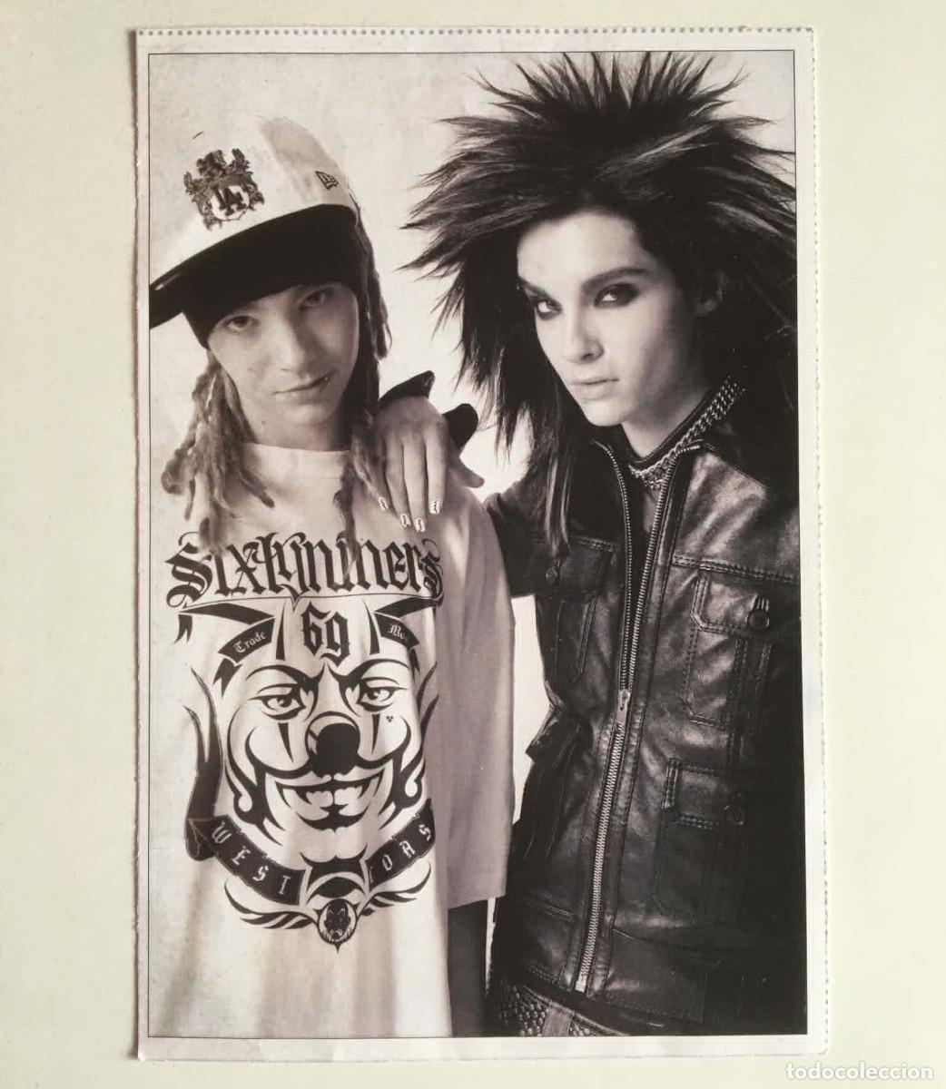 Fotos de Cantantes: Tom & Bill Kaulitz Tokio Hotel Collectible Postcard Starclub Magazine France 2007