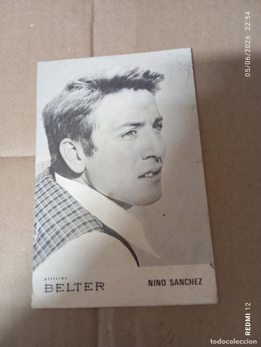 Fotos de Cantantes: POSTAL PROMOCIONAL NINO SANCHEZ BELTER
