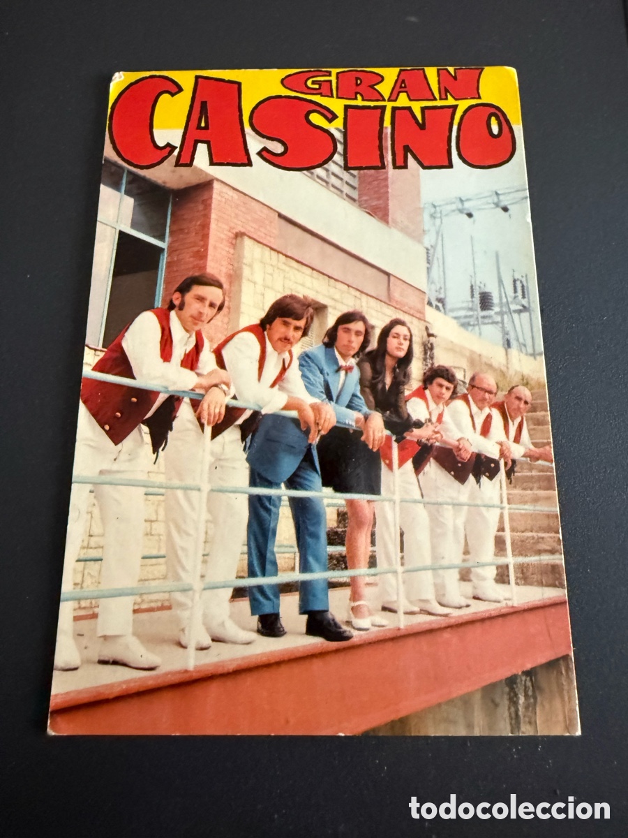 Fotos de cantantes: Postal. ORQUESTA. GRAN CASINO Estadilla ( Huesca )