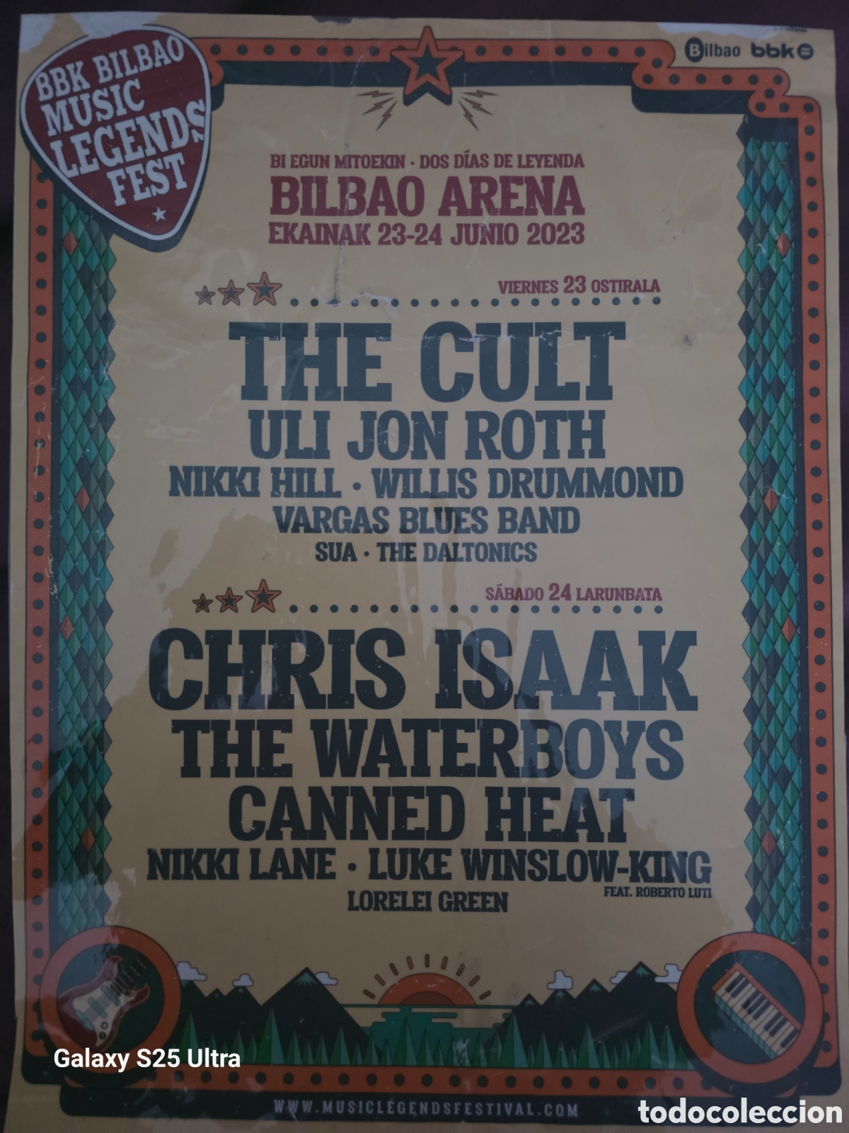 Photos de Chanteurs et Chanteuses: CARTEL PL&Aacute;STIFICADO DEL BBK LIVE LEGENDS