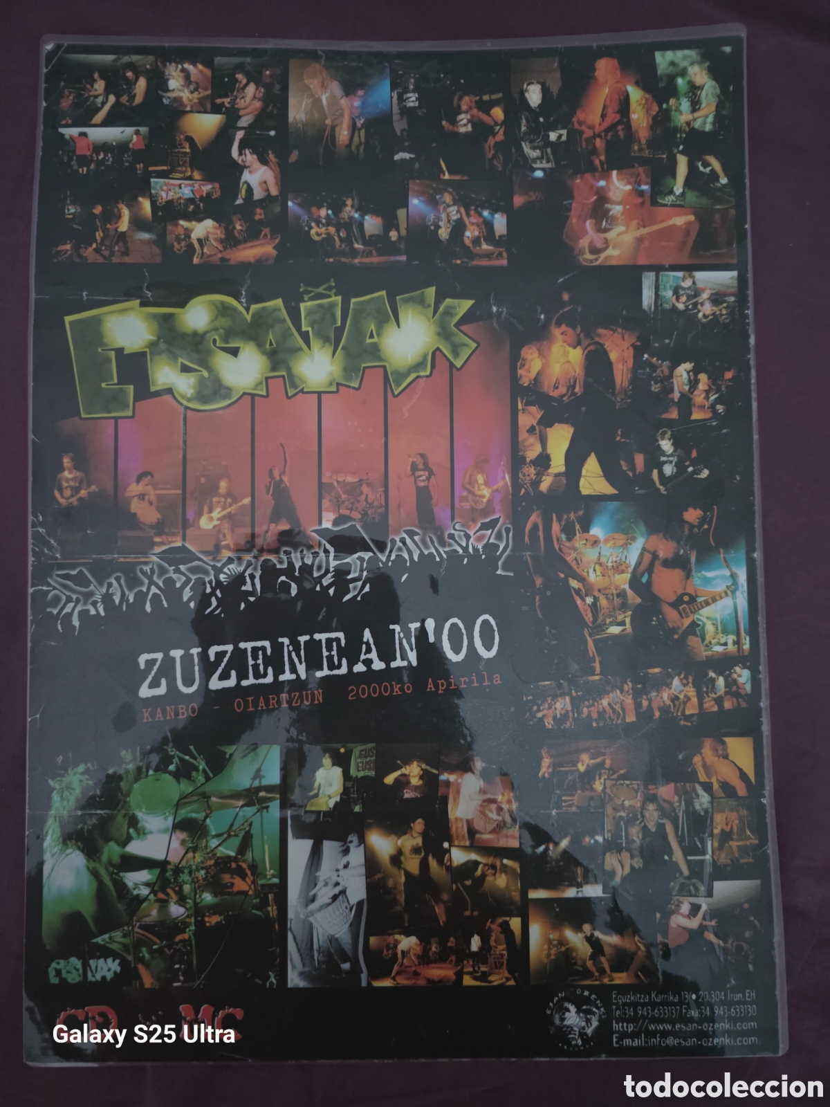 Photos de Chanteurs et Chanteuses: CARTEL PL&Aacute;STIFICADO DE ETSAIAK