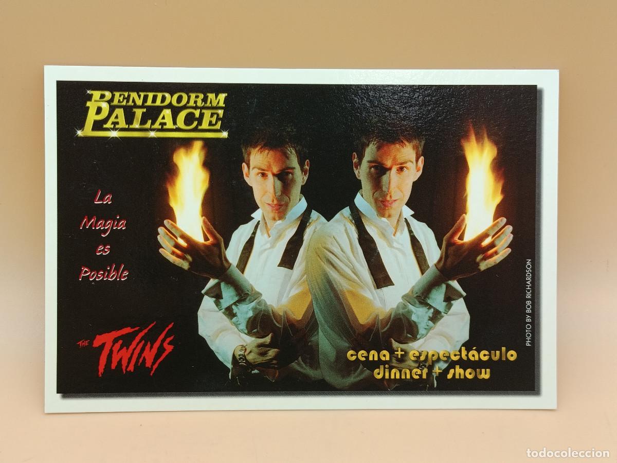Photos of Singers: POSTAL BENIDORM PALACE MAGIA TWINS . 15 X 10 APROXIMADAMENTE. SIN ESCRIBIR. PY.