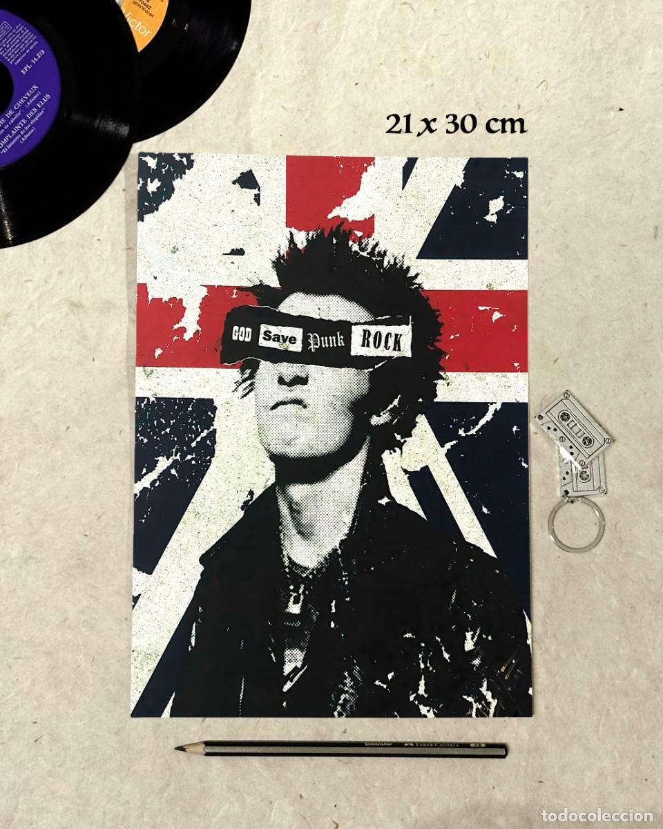 Fotos de Cantores: Sex Pistols - God Save Punk Rock - Reproducci&oacute;n P&oacute;ster 21x30