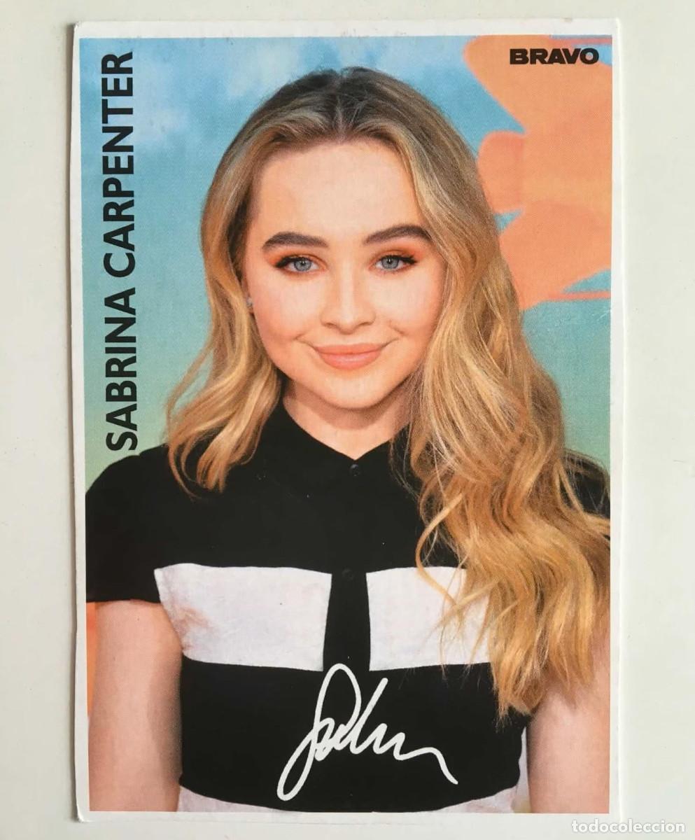 Fotos de Cantantes: Sabrina Carpenter / Ivan and Nadya Double-Sided Collectible Rookie Card - Bravo Bulgaria 2017 Music