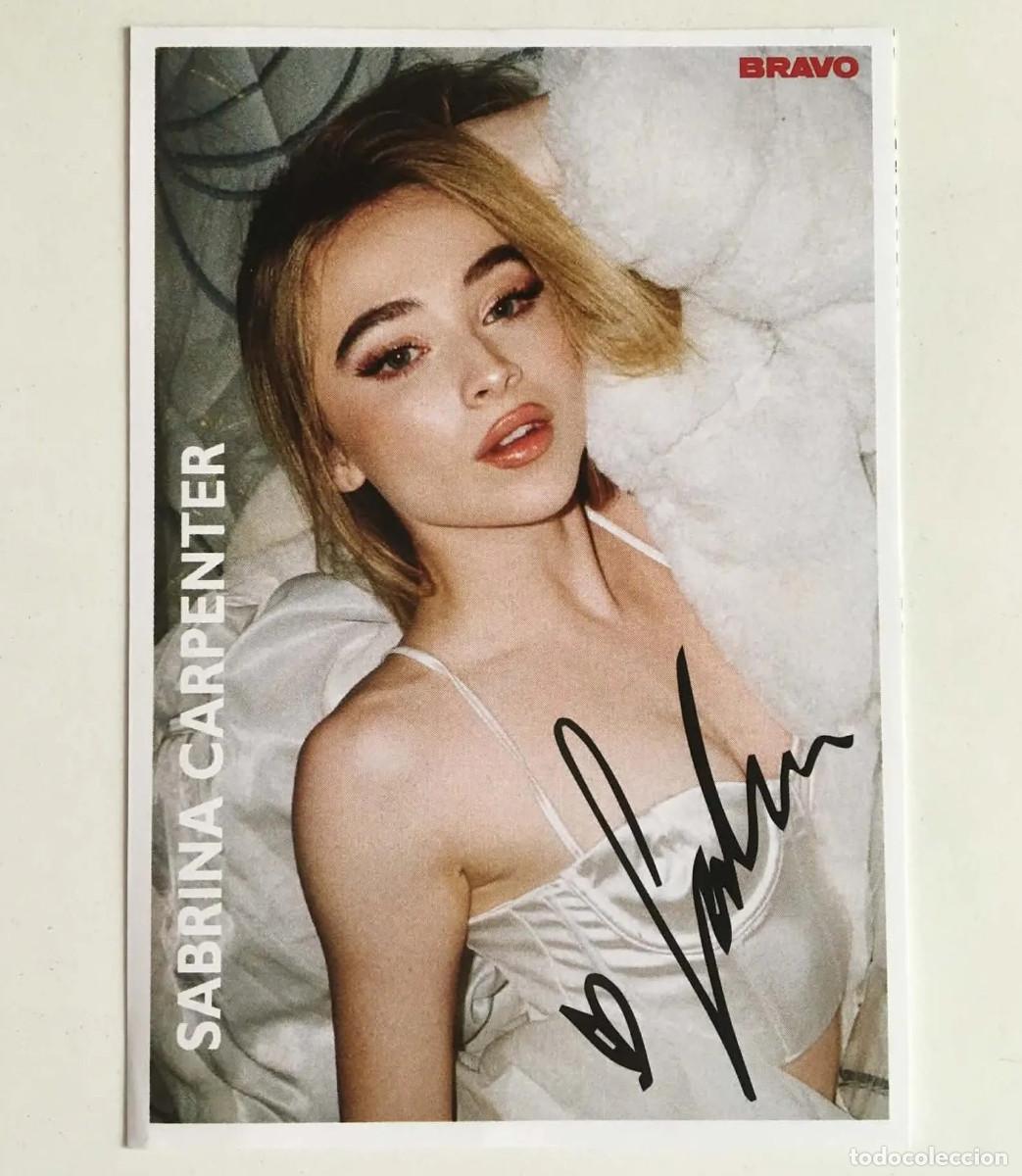 Fotos de Cantantes: Sabrina Carpenter / Zayn Malik Double-Sided Collectible Card - Bravo Bulgaria 2021 Music Rare