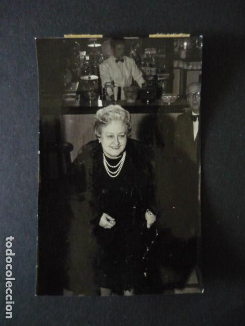 Fotos de Cantantes: MERCEDES CAPSIR SOPRANO CANTANTE ANTIGUA FOTOGRAFA 10 X 6.5 CM