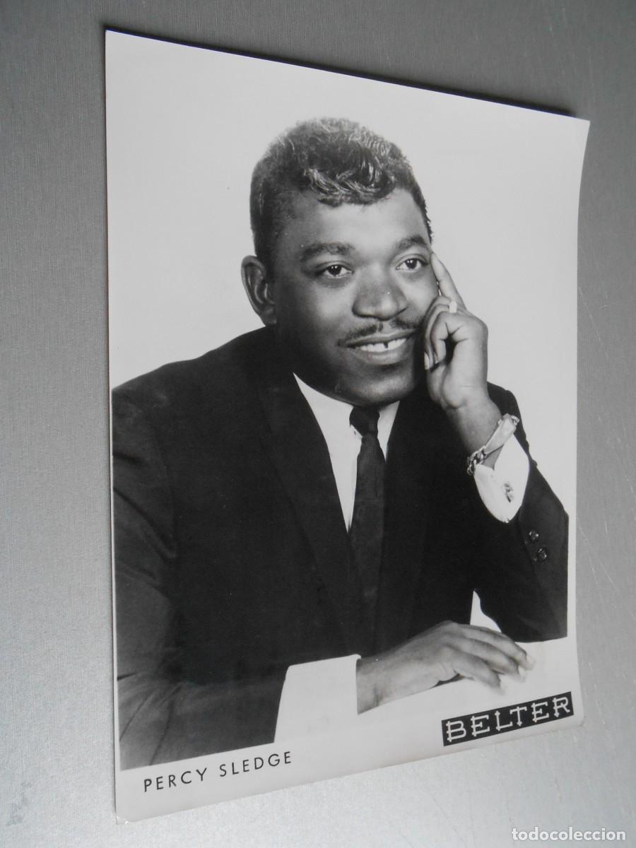 Fotos de Cantantes: FOTO de - PERCY SLEDGE - de 18 x 24 cms.
