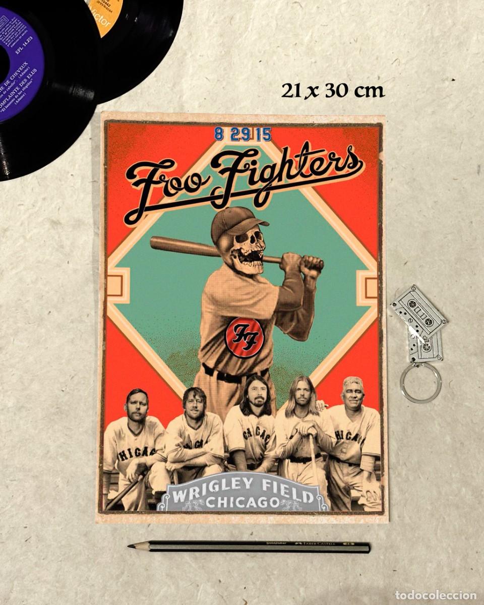 Fotos de Cantantes: Foo Fighters - Wrigley Field Chicago - Reproducci&oacute;n P&oacute;ster 21x30