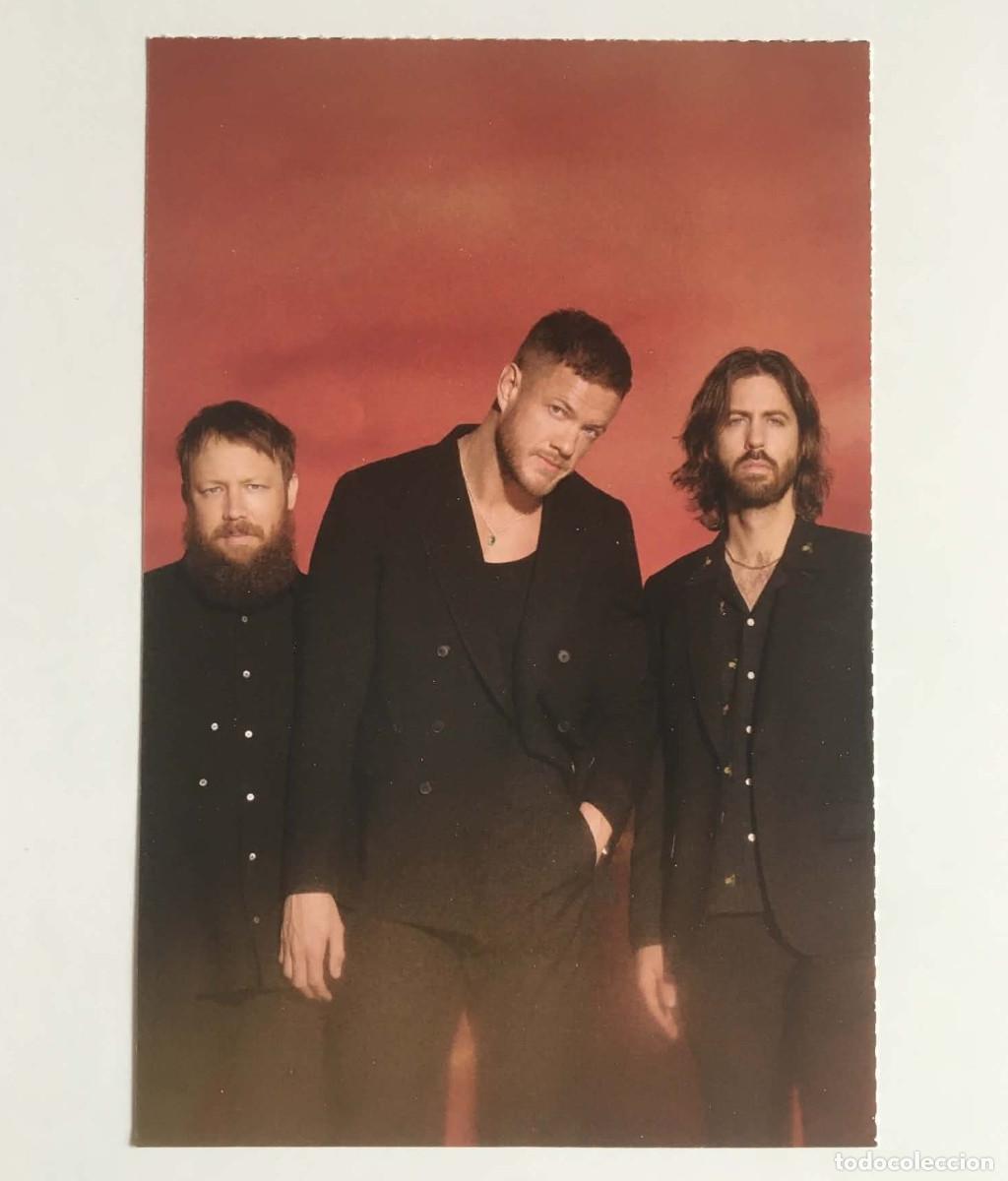 Fotos de Cantantes: Imagine Dragons Mercury Collectible Postcard Starlight Magazine France 2023 Music Alternative Rock