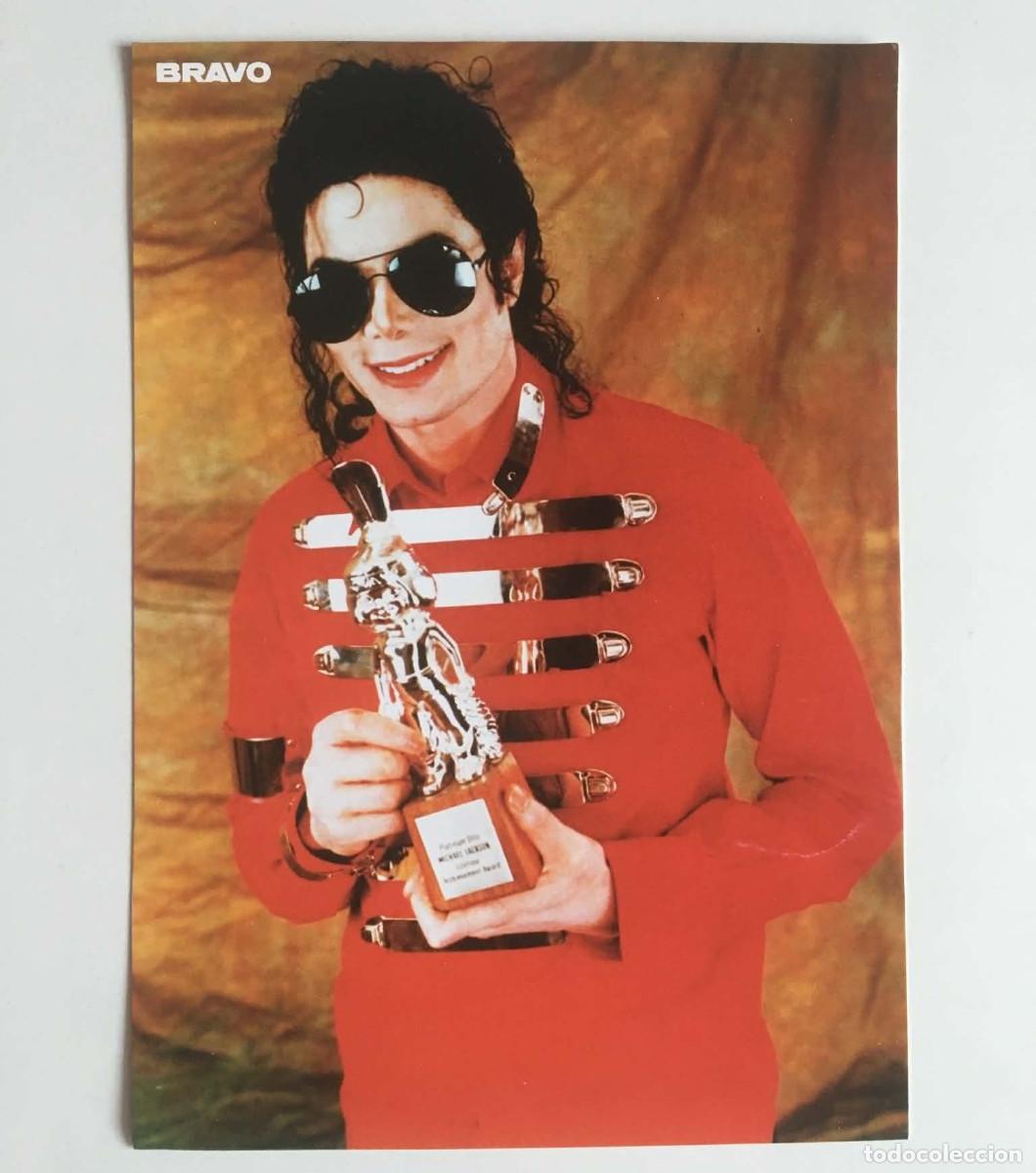 Fotos de Cantantes: Michael Jackson Bravo Otto Award 1996 Tribute Collectible Card Bravo Bulgaria August 2009 Music