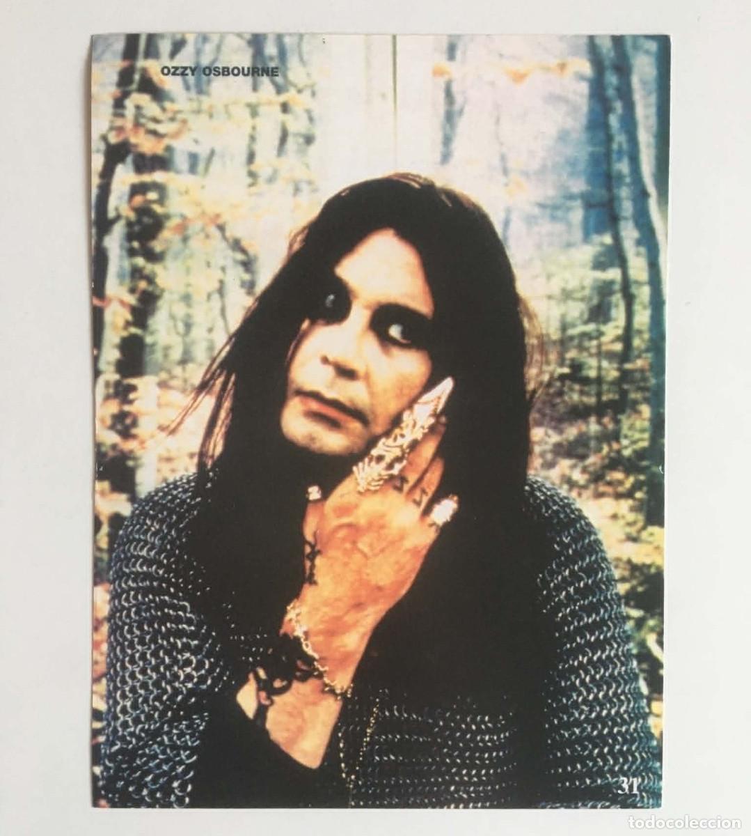 Fotos de Cantantes: Ozzy Osbourne / B-Rok Backstreet Boys Collectible Magazine Postcard Heavy Metal Pop Rock 90s Music