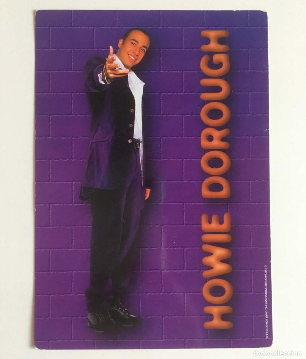 Fotos de Cantantes: Howie Dorough Backstreet Boys Official Promo Card 1997 Boyband Memorabilia Music