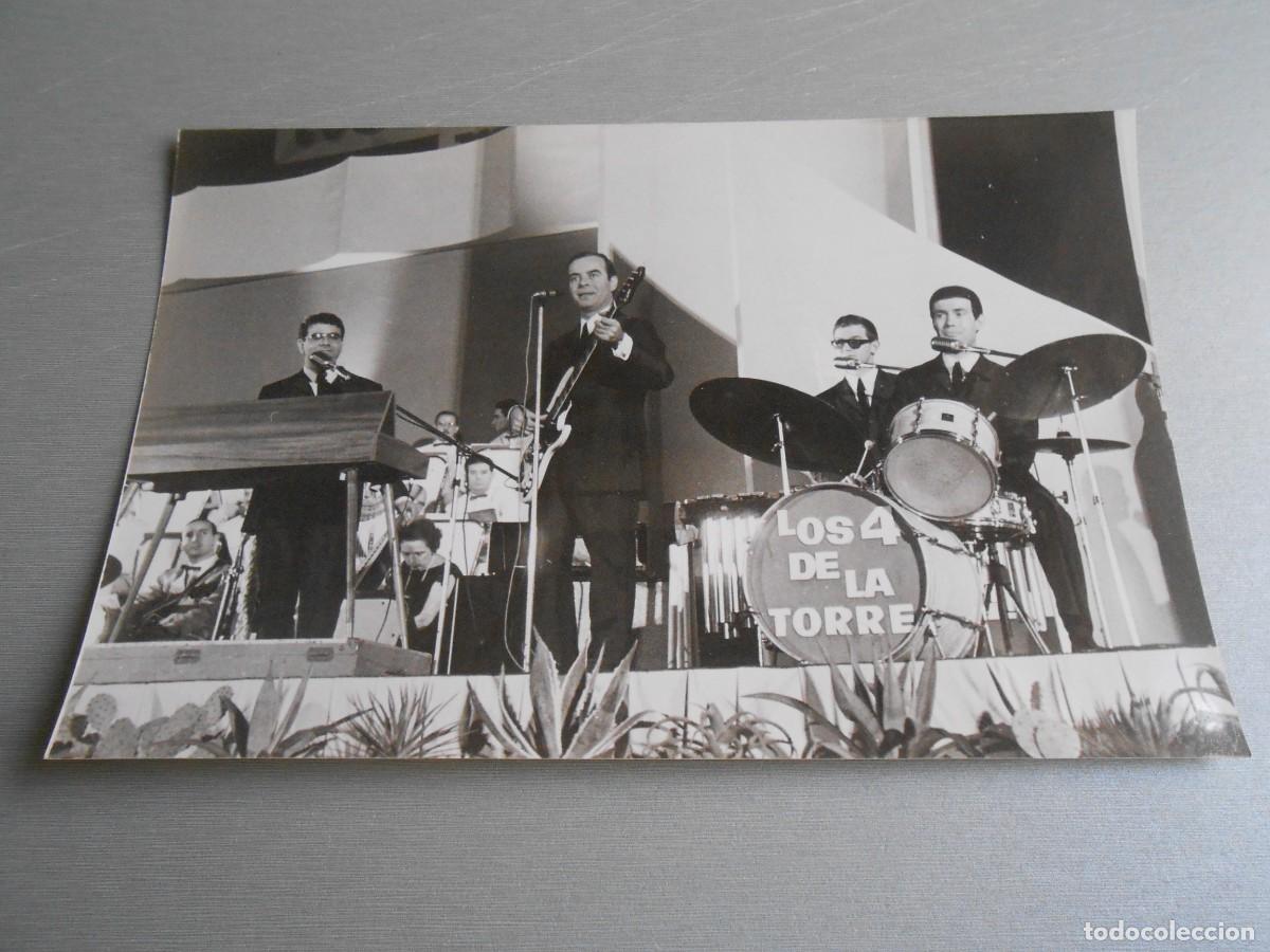 Fotos de Cantantes: FOTO de - LOS 4 DE LA TORRE - 18 x 12 cms.