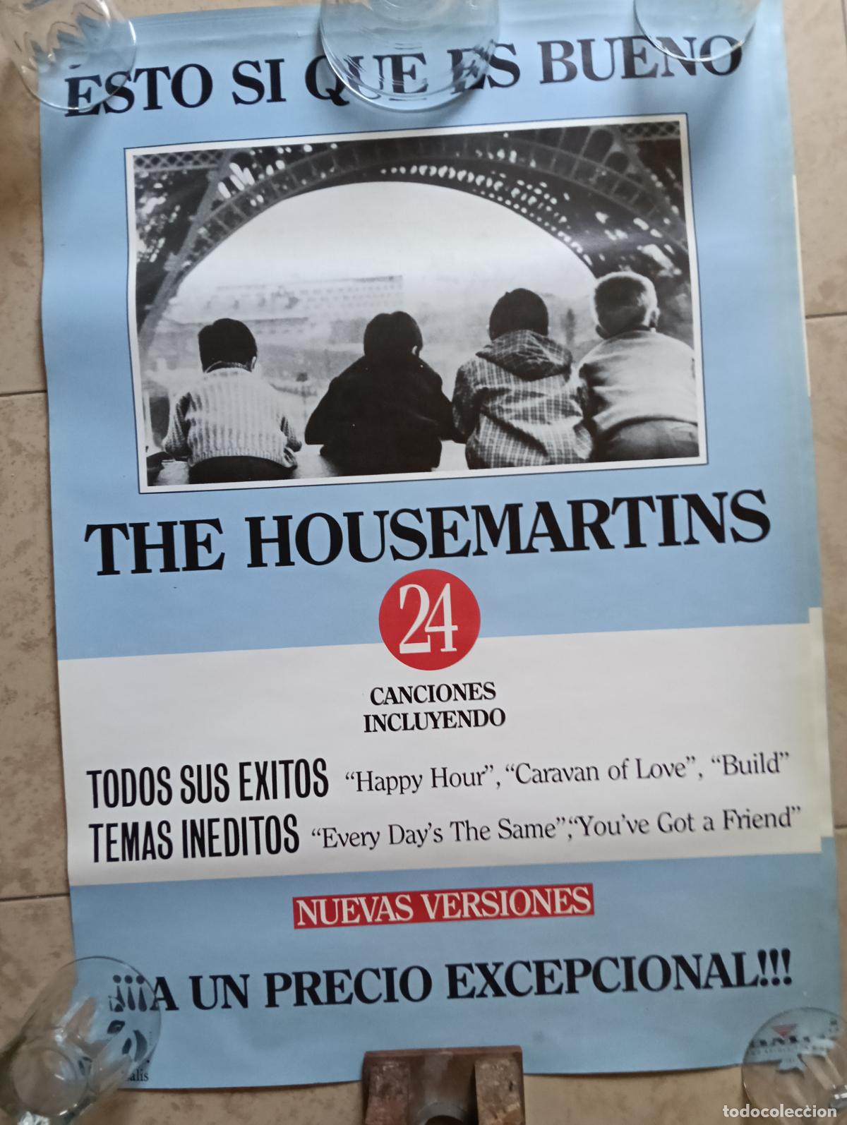 Fotos de Cantantes: THE HOUSEMARTINS Gran Poster 0,70x0,5 Excelente Estado.Ver titulos y dem&aacute;s informaci&oacute;n en fotos.Pedi