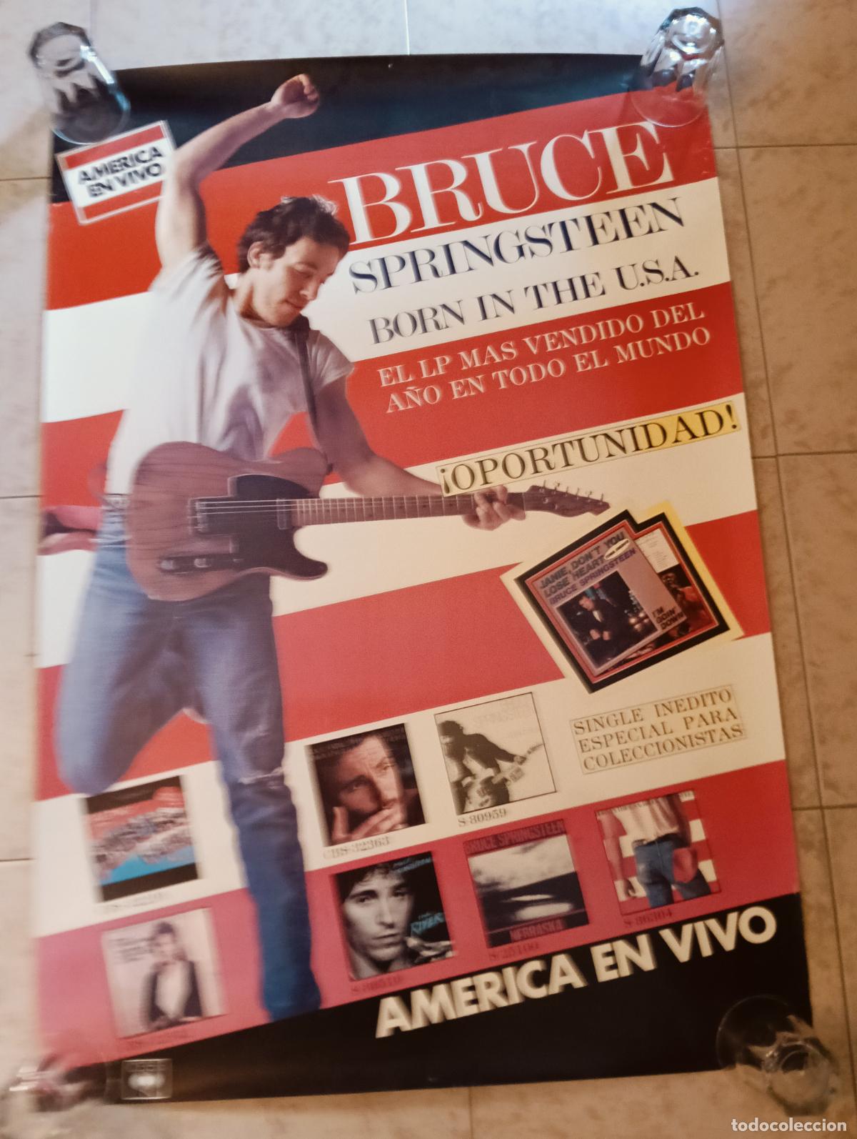 Fotos de Cantantes: BRUCE SPRINGSTEEN Excelente Poster 1,00x0,70x NUEVO.Ver titulos y dem&aacute;s informaci&oacute;n en fotos.Pedido
