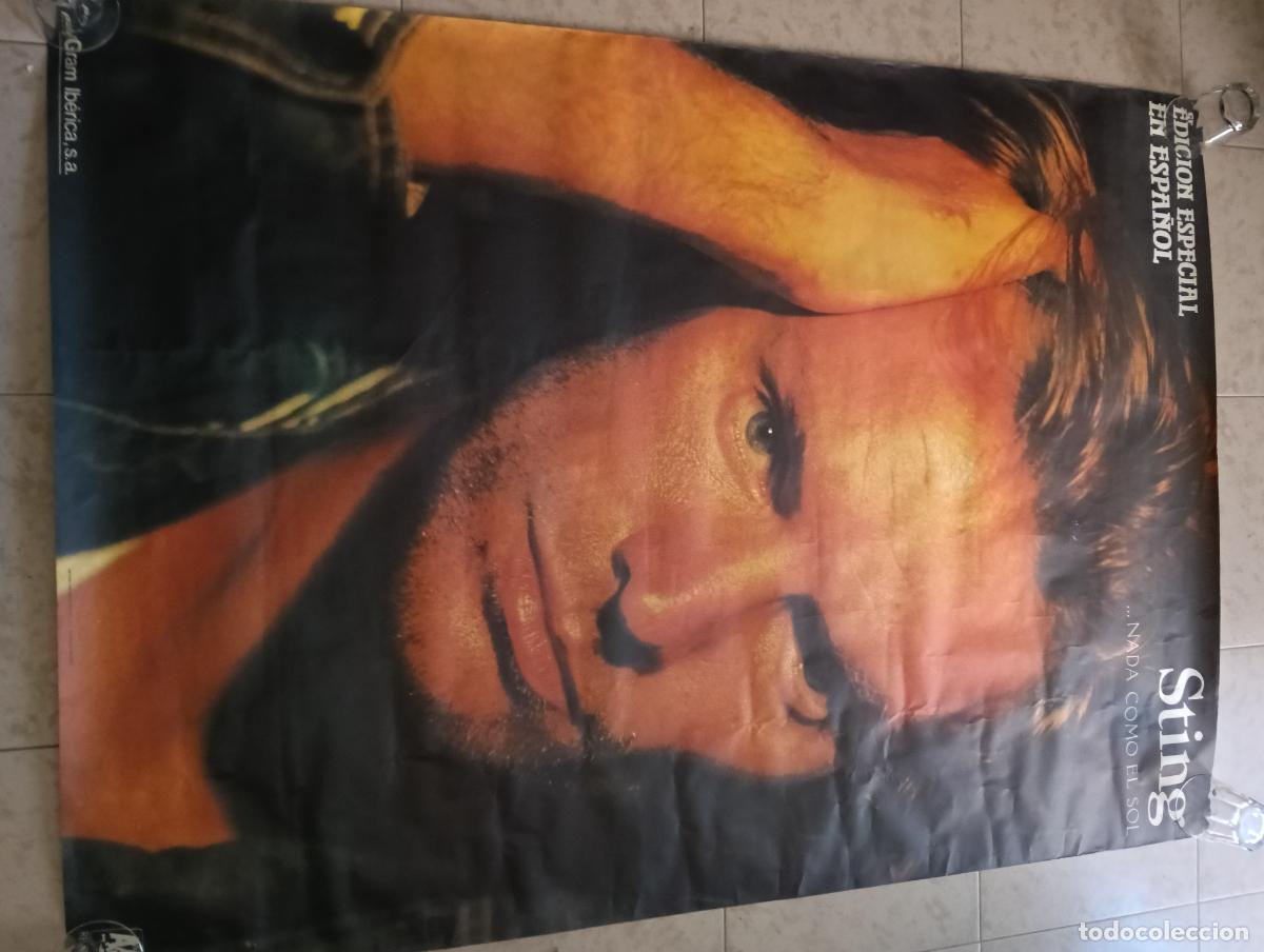 Fotos de Cantantes: STING Gran Poster 1,34x095 como NUEVO.Ver titulos y dem&aacute;s informaci&oacute;n en fotos.Pedido m&iacute;nimo 9,00 e