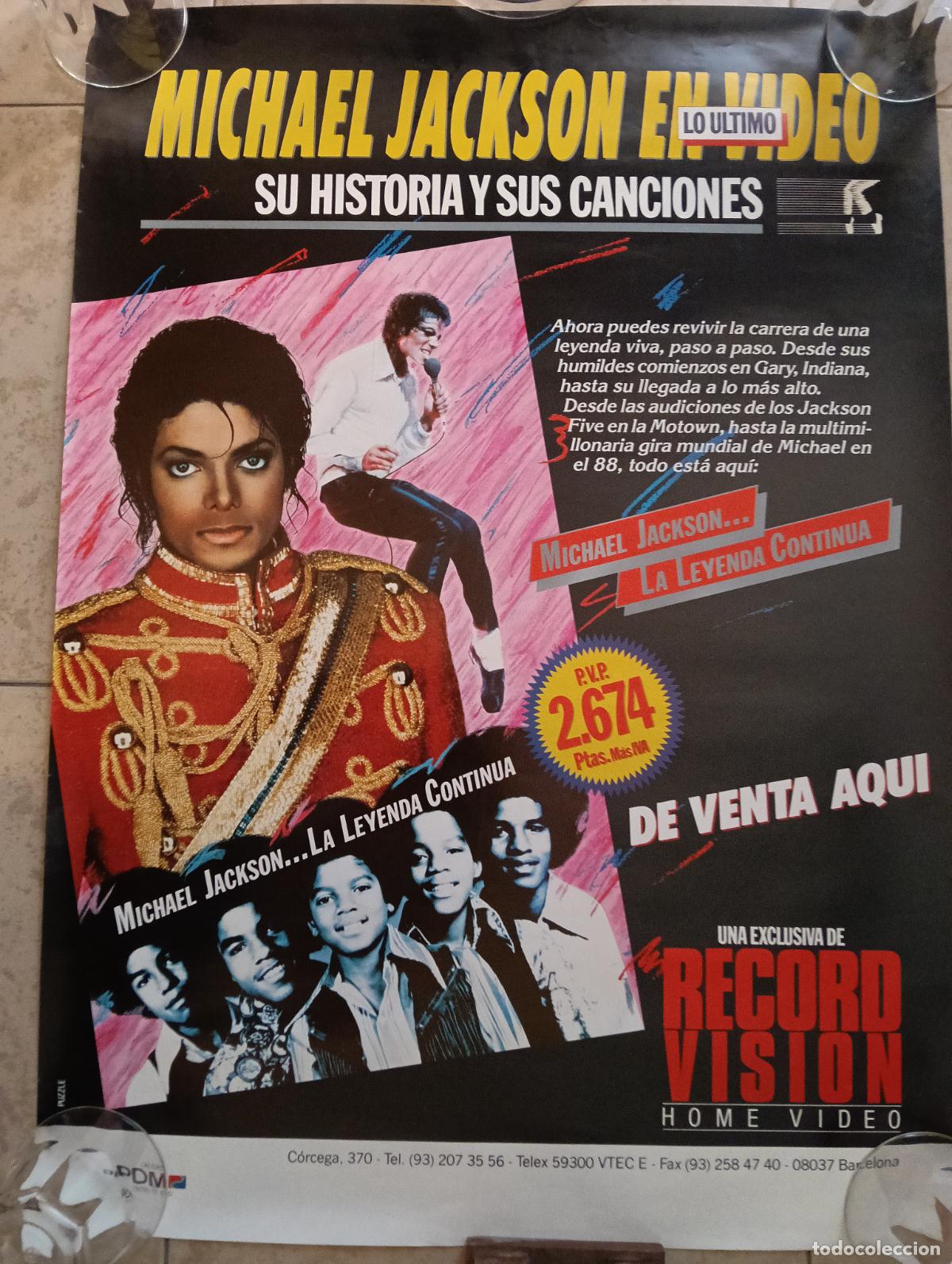 Fotos de Cantantes: MICHAEL JACKSON-THE JACKSONS Estupendo Poster 0,70x0,50 como NUEVO.Ver titulos y dem&aacute;s informaci&oacute;n e