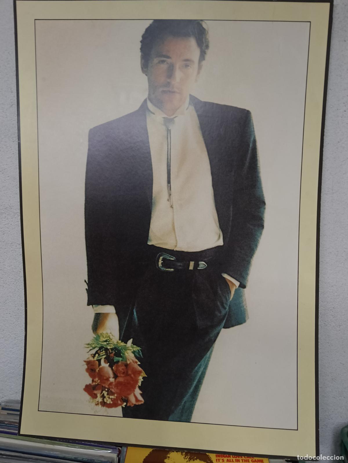Fotos de Cantantes: BRUCE SPRINGSTEEN singular Poster 1,00x0,66 carton piedra rigido 2mm como NUEVO.Ver titulos y dem&aacute;s