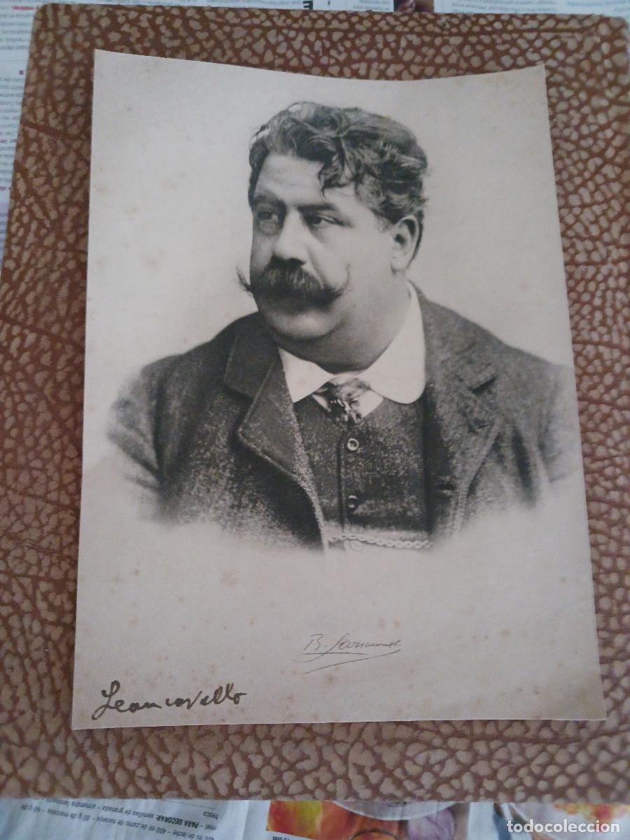 Fotos de Cantantes: fotografia gran tama&ntilde;o del compositor Ruggero Leoncavallo