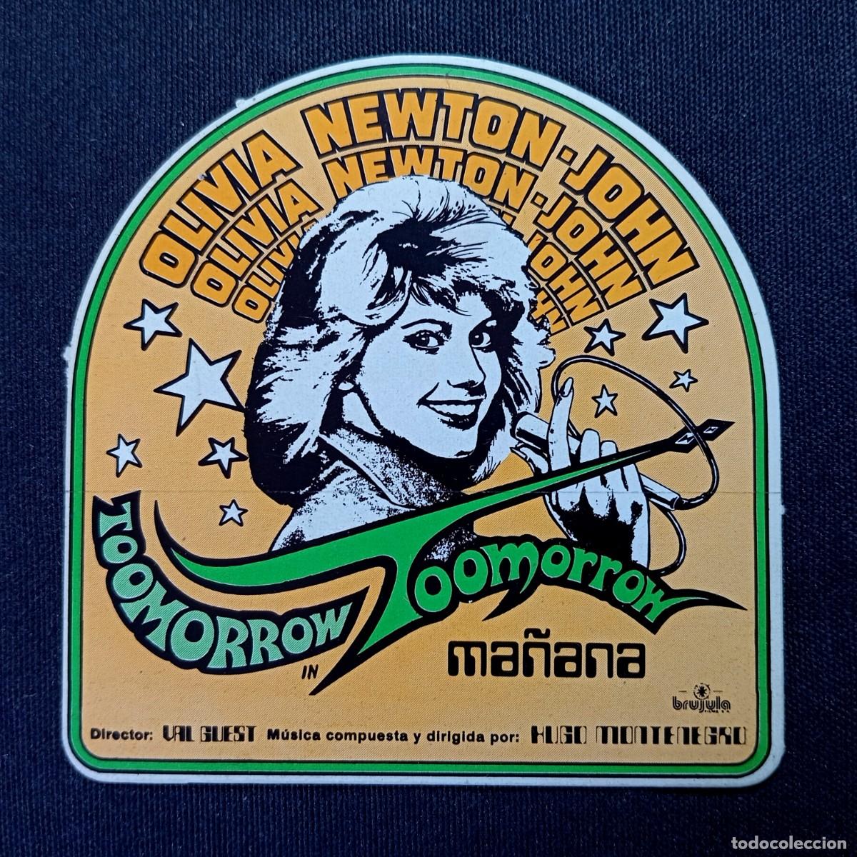 Fotos de Cantantes: ⚜️ &Ntilde;09X09. Adhesivo Olivia Newton-John Toomorrow 1970 Pelicula Pegatina Sticker Cine Jac-Paper