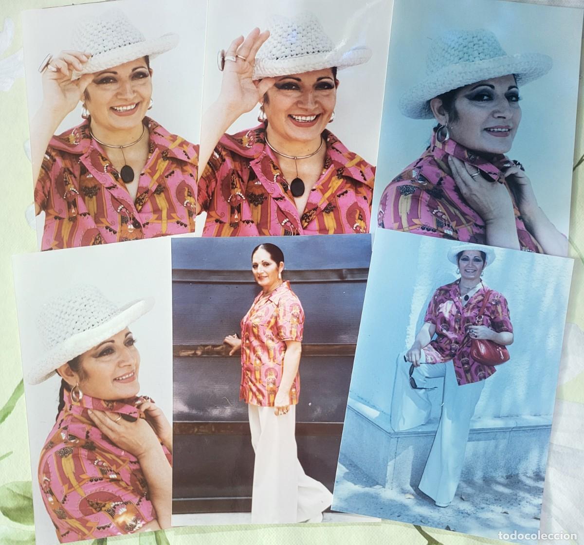 Photos de Chanteurs et Chanteuses: Juanita Reina 6 fotograf&iacute;as sacadas de diapositiva original 13 X 18 ctms...